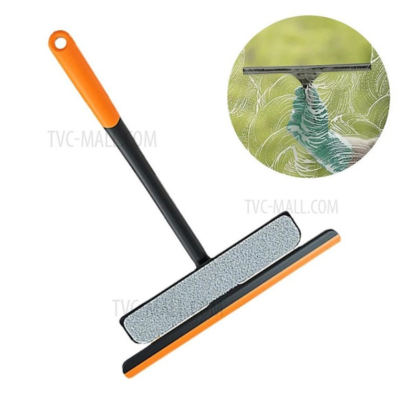 High-quality Durable 3 in 1 Squeegee Window Cleaner Cleaning Brush Kit Tool - Orange