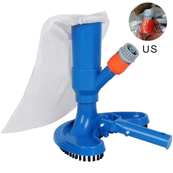 Swimming Pool Brush Vacuum Cleaner Pond Jet Vacuum Brush Skimmer Cleaner Fast Cleaning Spa Tool Accessories - US Plug