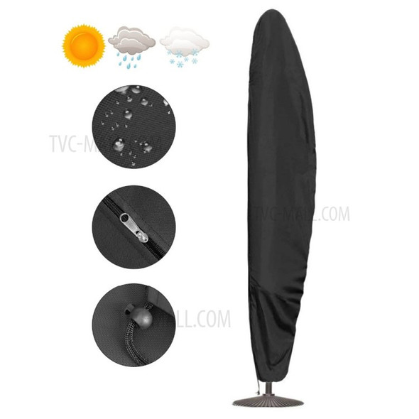 Parasol Rainproof Cantilever Patio Shield Umbrella Cover for Straight Umbrella - Round Stand / 205cm (57x48x25)