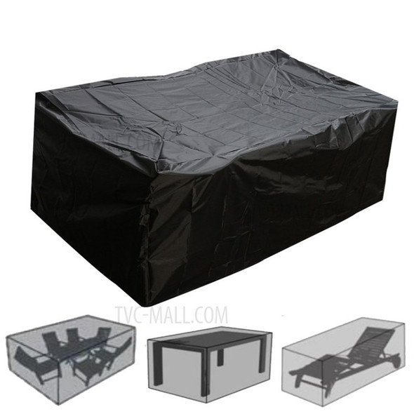 210D Oxford Cloth Rectangular Furniture Cover, Outdoor Garden Patio Waterproof Anti-dust UV Protection Table Cover - 120x120x74cm