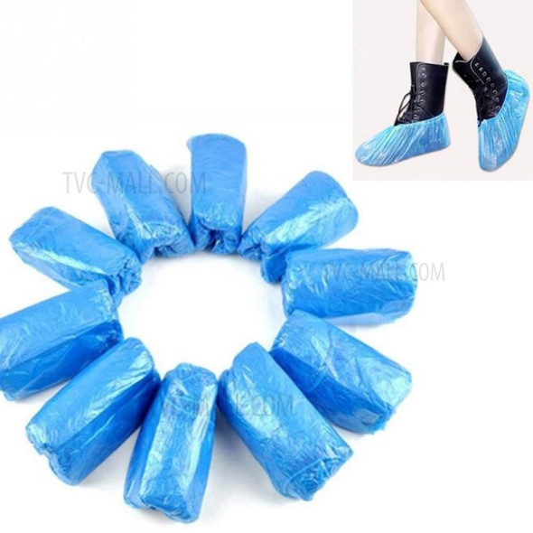 100Pcs/Bag Waterproof Disposable Plastic Shoe Covers Protector