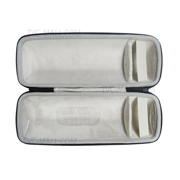 Shockproof Storage Box Dustproof EVA Nylon Speaker Storage Case Bag for JBL Charge 5/4/3 - Black / Grey