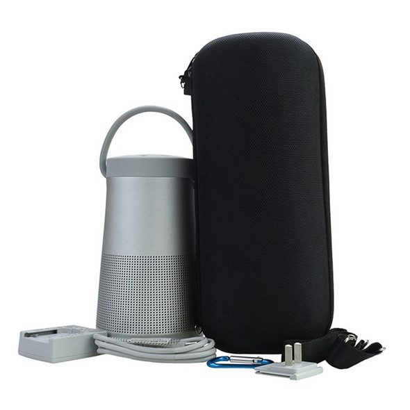 For BOSE Soundlink Revolve+ II/Soundlink Revolve+ EVA Anti-scratch Bluetooth Speaker Protection Bag Case Travel Storage Bag - Black