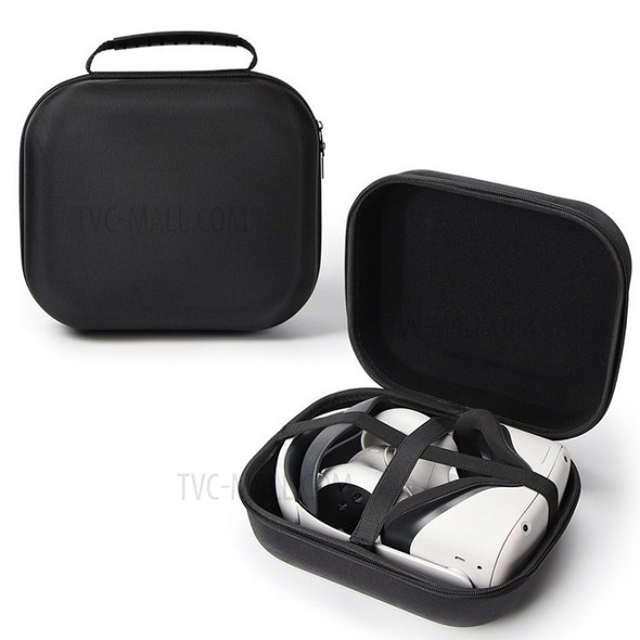 For Oculus Quest 2 Hard EVA Carrying Case Storage Box Travel Case - Black