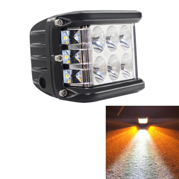 4 inch 45W 4500LM LED Work Light Bar Side Shooter Combo Beam White+Yellow Driving Offroad