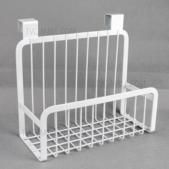 For Bathroom Kitchen Hanging Storage Basket Bin Cabinet Storage Rack Holder - White