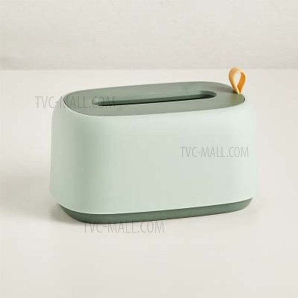 Tissue Case Box Cover Holder Punch-free for Home Office - Green