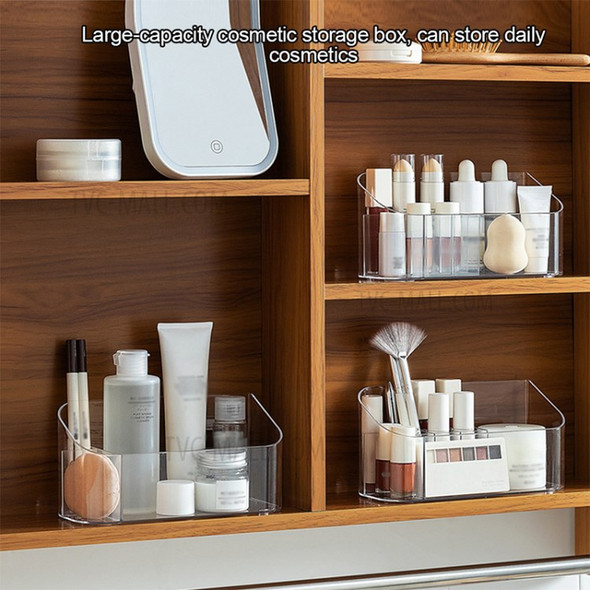 Clear Cosmetic Box Brush Holder Jewelry Storage Case Makeup Display Organizer