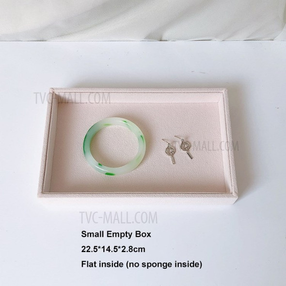 Jewelry Holder Display Box Earring Necklace Tray Bracelet Ring Organizer - Empty Box