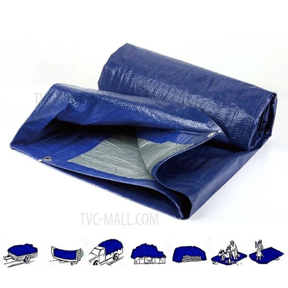 4.8x2.8m Multi-Purpose Rectangular Pool Ground Cloths Swimming Pool Tarpaulin UV Resistant Car Boat Camper - Random Color