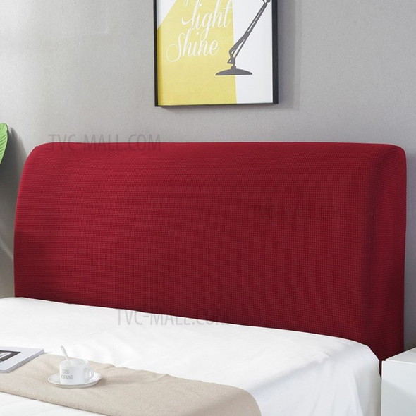 Elastic Bedhead Cover Headboard Protector Dust Cover Bedroom Decor - Wine Red/For 1.2-1.5m