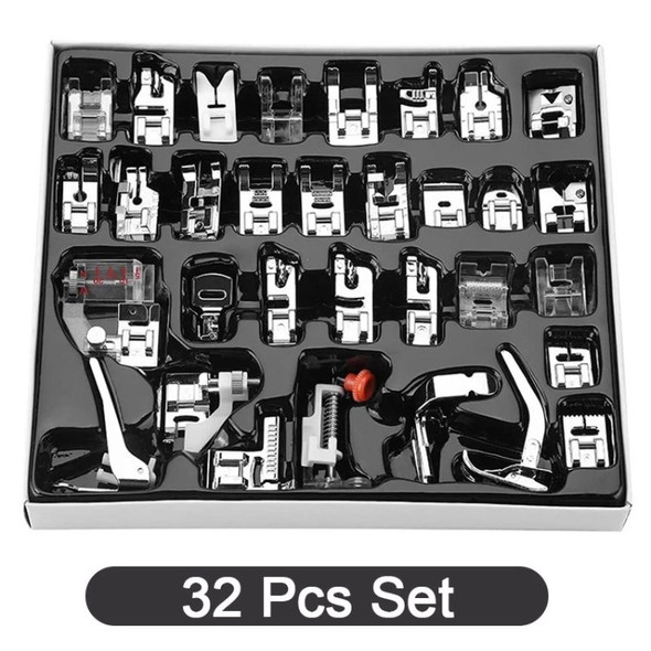 32Pcs/Set Professional Presser Feet Set Presse Foot Domestic Sewing Machine Foot for Baby Lock Brother Janome