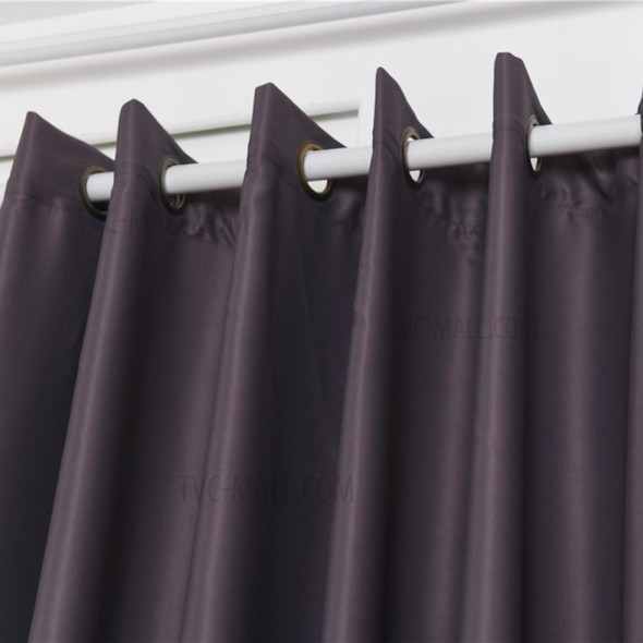 Blackout Curtains Thermal Insulating Room Darkening Curtains for Living Room 39"X51" - Dark Grey