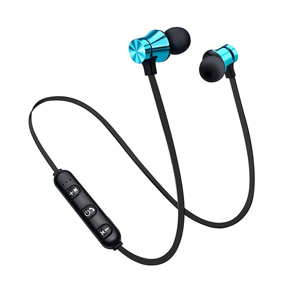 XT11 Magnetic In-Ear Wireless Bluetooth V4.2 Earphones, For iPad, iPhone, Galaxy, Huawei, Xiaomi, LG, HTC and Other Smart Phones(Blue)