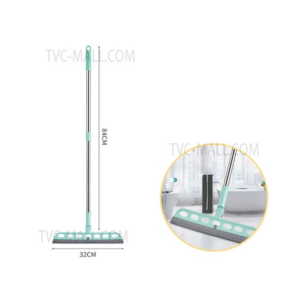 Multifunction Magic Broom Sweeper Easily Dry The Floor and Remove Dirt and Hair Glass Wiper - Stitching Style/Green