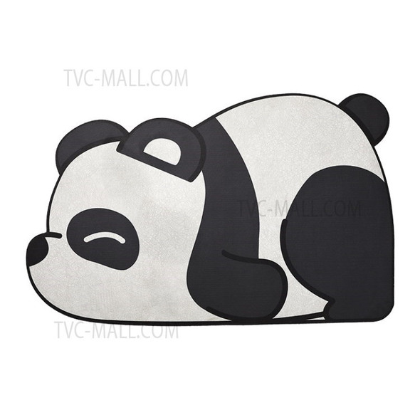 Bath Door Floor Mat Quick Drying Super Absorbent Pad Bathroom Carpet 40x60cm - Panda