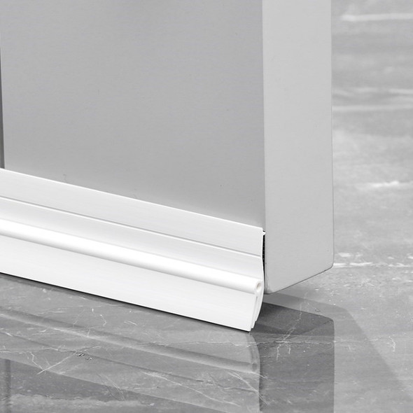 93cm Soundproof Under Door Stopper Windproof Door Windows Seal Strip - White