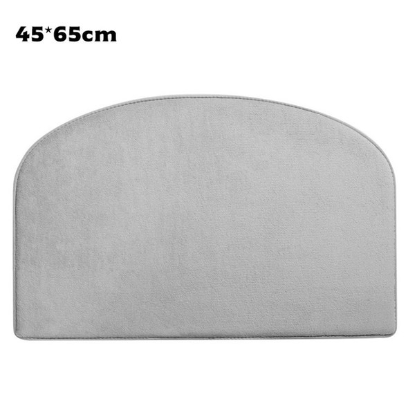 Super Absorbent Non-slip Bathroom Rug Mat Quick-dry Bath Rug Carpet - Grey/45x65cm