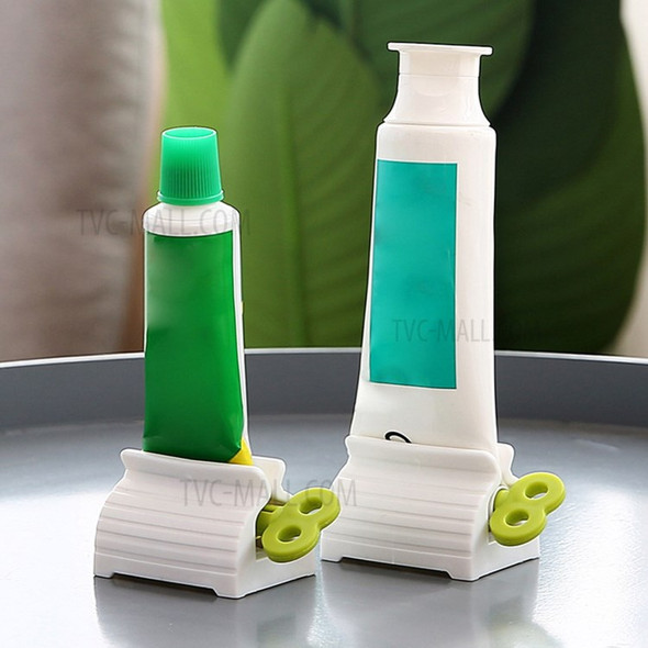 Rolling Tube Toothpaste Squeezer Vertical Toothpaste Seat Holder Stand Rotate Toothpaste Dispenser for Bathroom