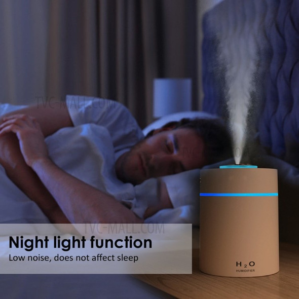 Mini Humidifier Mist Air Purifier USB Powered with LED Night Light Portable Humidifiers for Car Home Office - Green