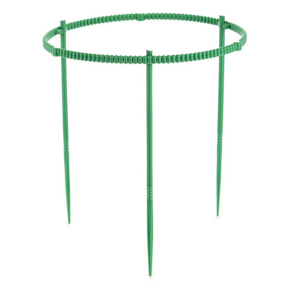 Semicircle Plastic Plant Support Pile Assembled Flower Stand Fixing Rod Holder for Home Bonsai Garden Orchard Plants, with 3 Piles