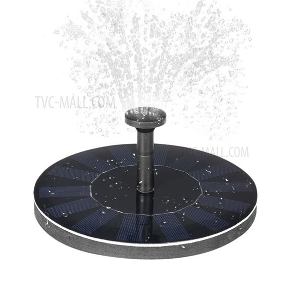 Solar-powered Fountain Outdoors Brush-less Water Pump Floating Panel Kit Watering Pump for Garden Decoration Bird Bath Fish Tank Aquarium