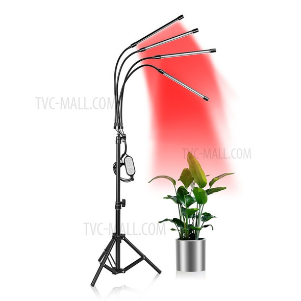 Growing Light with Tripod Stand Adjustable 4 Spectrum Mode with Timing 3/6/12H Plant Grow Lamps for Indoor Plants - AU Plug