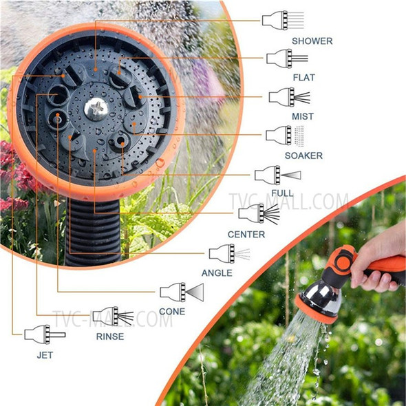 Expandable Garden Hose Flexible Expanding Water Hose Nozzle for Garden Watering Cleaning Washing - 100ft