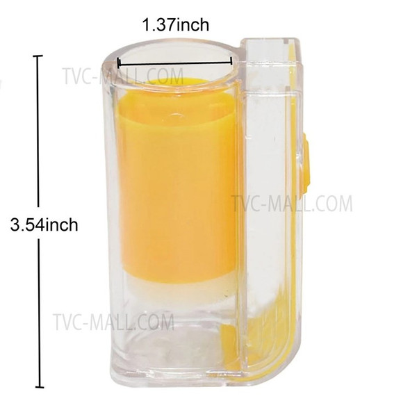 Bee Queen Marking Marker Bottle Reusable Plastic Handed Queen Bee Catcher Clip Holder Beekeeper Tool for Beekeeper Supplies Hive Tool