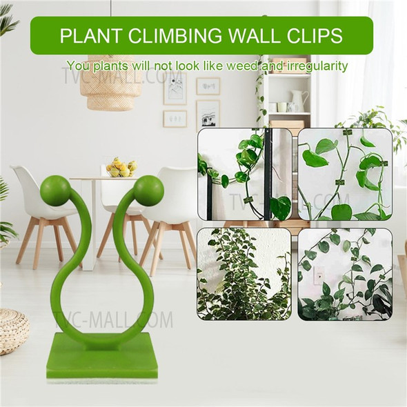 50Pcs Plant Climbing Wall Fixture Clips Self-Adhesive Hook Vines Traction Clips Invisible Holder