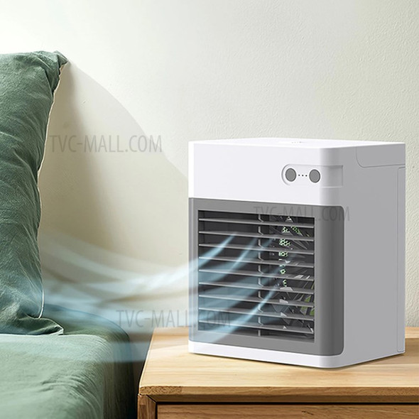 Air Conditioner Cooler Humidifier Purifier for Home Room Car 3-Speed Cooling Fan - White