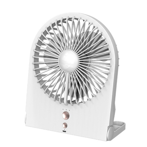 Personal USB Desk Fan 3 Speeds Table Cooling Rechargeable Fan for Home Car Office Outdoor Travel