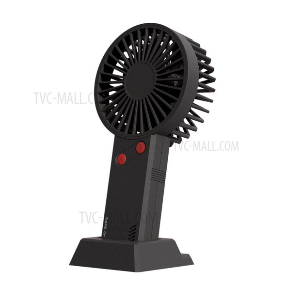 XIAOMI YOUPIN BCASE Game Style Portable Handheld Fan with Base 3 Wind Speed 2000mAh Battery USB Charging - Black