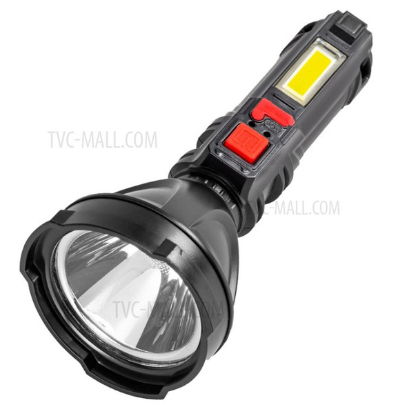 E-SMARTER 830 Super Strong Light Torch Flashlight USB Rechargeable LED Long-range Spotlight Searchlight