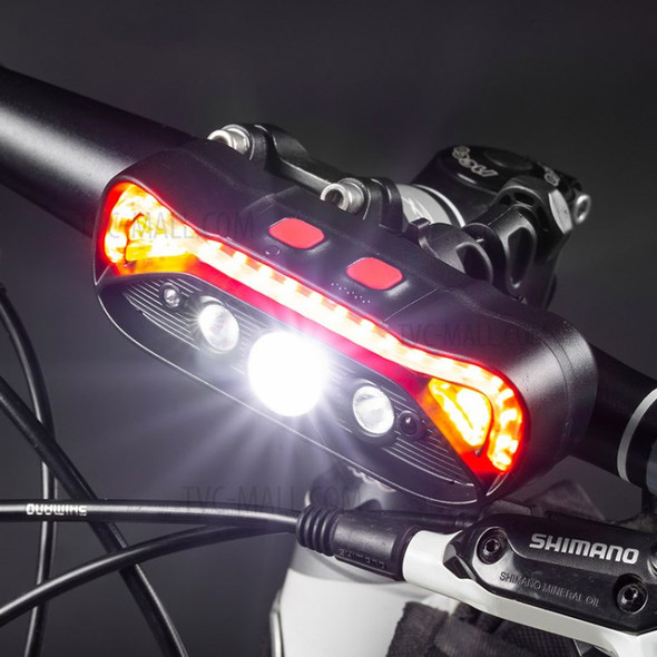 E-SMARTER W669 Hand Sensor T6 + L2 LED Headlight Waterproof Head Torch with Bike Mount Bracket