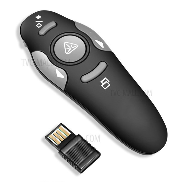 2.4GHz Laser Red Pointers Pen USB Receiver RF Remote Control Wireless Presenter PowerPoint Clicker Control Pointer