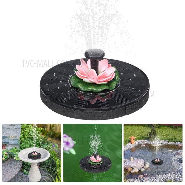 Solar Powered Energy Fountain Pump Kit Water Pump Set for Outdoor Birdbath Garden Lawn Pool - Type 1