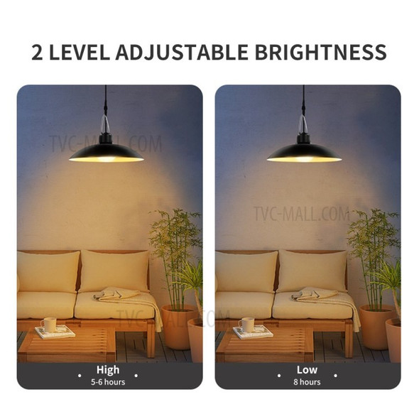 Solar Powered Pendants Lamp 16 LEDs Hanging Shed Light IP65 Indoor & Outdoor for Garden Yard