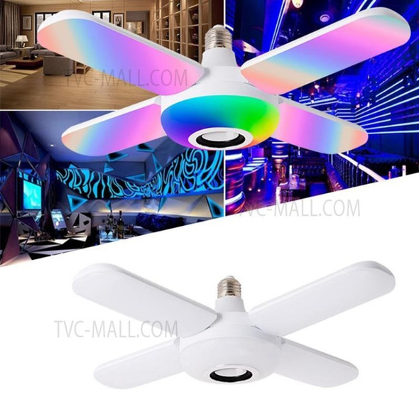50W LED Ceiling Light Music RGB Lamp with Bluetooth Speaker Remote Dimmable Smart Party Light
