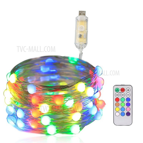 Color Changing Fairy Lights with Remote LED String Lights USB Powered Twinkle Lights Firefly Lights - 7 Meters 50 Lights