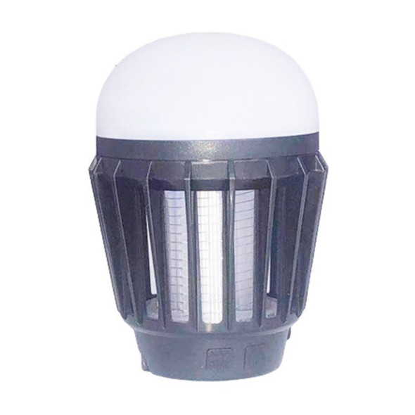 USB Camping Lantern Bug Zapper Tent Light Bulb Mosquito Killer Lamp for Indoor Outdoor - Black