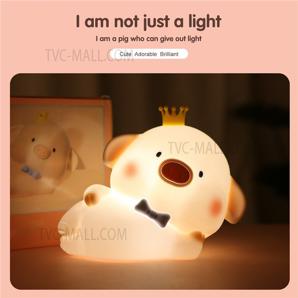 3D Sensing Remote-control Little Night Light Silicone Pig Night Light Cute Gifts Birthday Gifts for Room Decor & Nursery Lamp