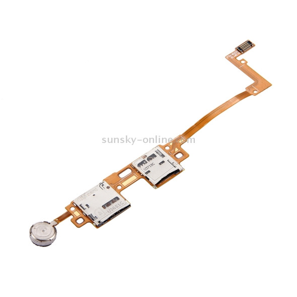 SIM & SD Card Reader Contact Flex Cable for Galaxy Note 10.1 (2014 Edition) / P600 / P605