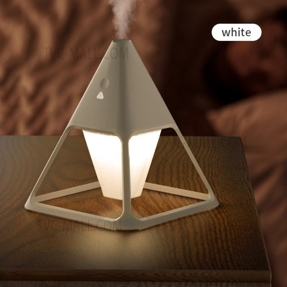 LY-Y3 USB Air Humidifier Table Mist Purifier Aromatherapy Oil Essential with Lamp Light - White