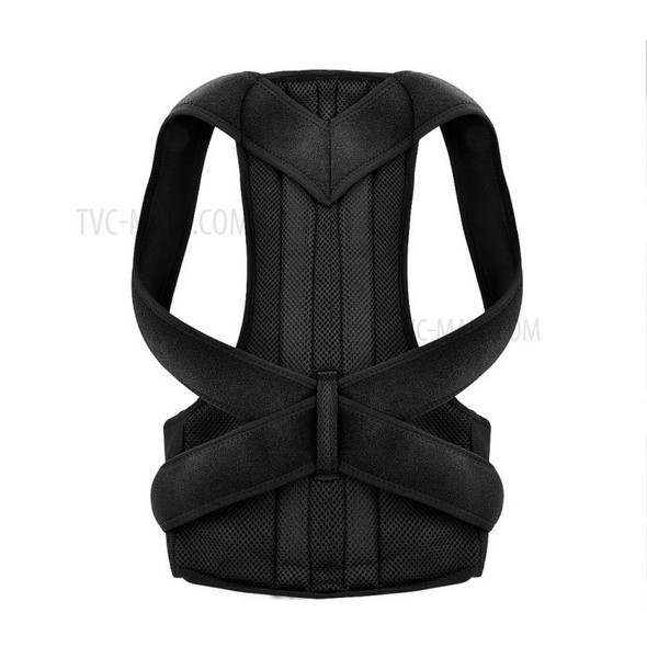 Posture Corrector Kyphosis Brace Adjustable Comfortable Scoliosis Back Humpback Correction Belt for Students Children Adult - L