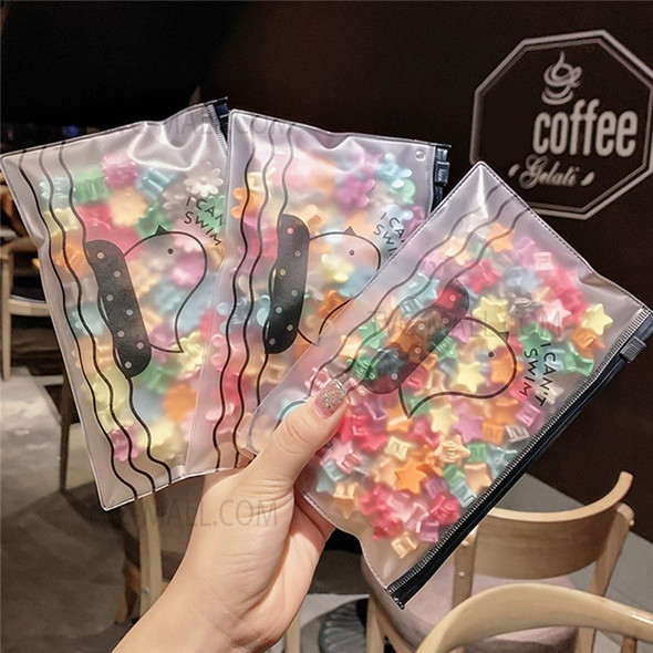 50pcs Mini Hair Clips Cute Durable Small Grip Claw Kids Hair Clamps Assorted Colors Pinning Bangs Hair Decoration Girls Hairstyle Tools - Rabbit