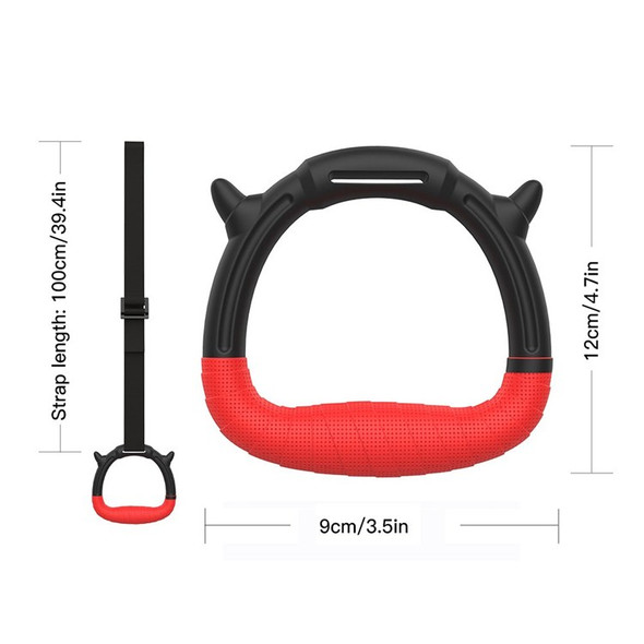 2Pcs Gymnastics Rings 330Lbs Capacity Gym Fitness Gymnastics Calisthenics Pull Up Exercise Rings for Home Gym Full Body Workout