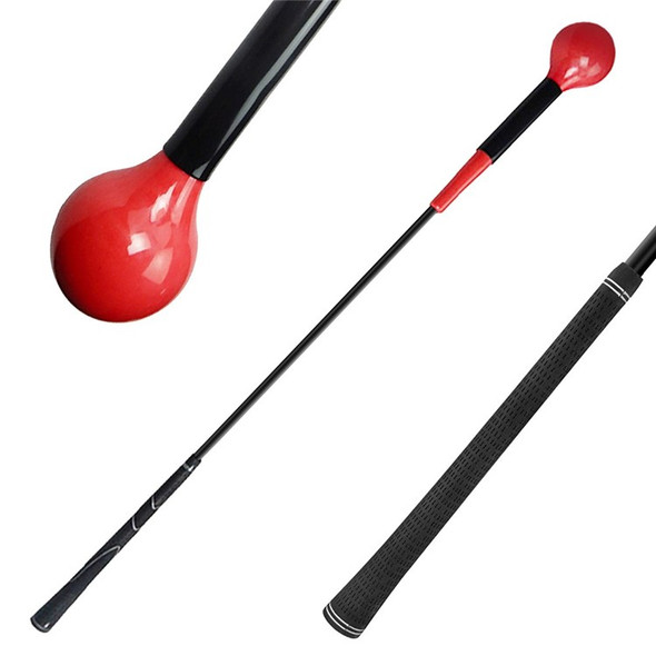 Golf Warm-up Rod Golf Swing Training Aid Practices Golf Stick for Men Women Adults - Red