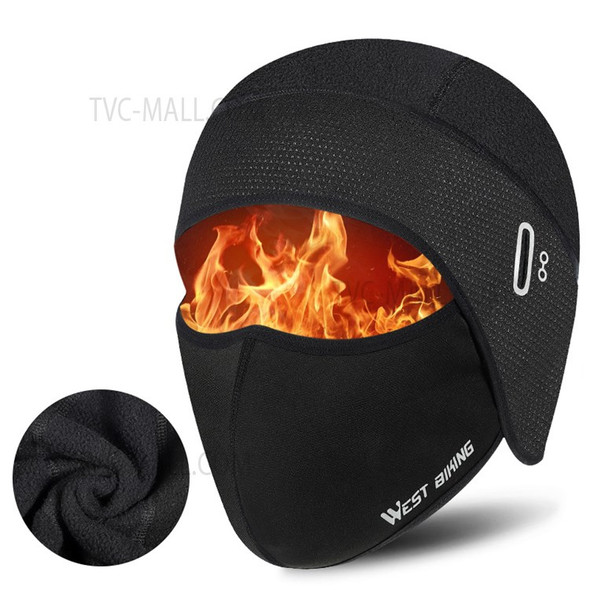 WEST BIKING YP0201312 Winter Balaclava Face Cover Thermal Cap Windproof Fleece Helmet Liner for Ski Sports MTB Bicycle Cycling