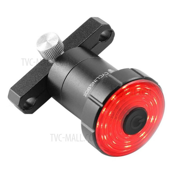 Smart Mountain Bike Light Sensor Bicycle Brake Signal Light Bright LED Warning Bicycle Flashlight - Seat Installing